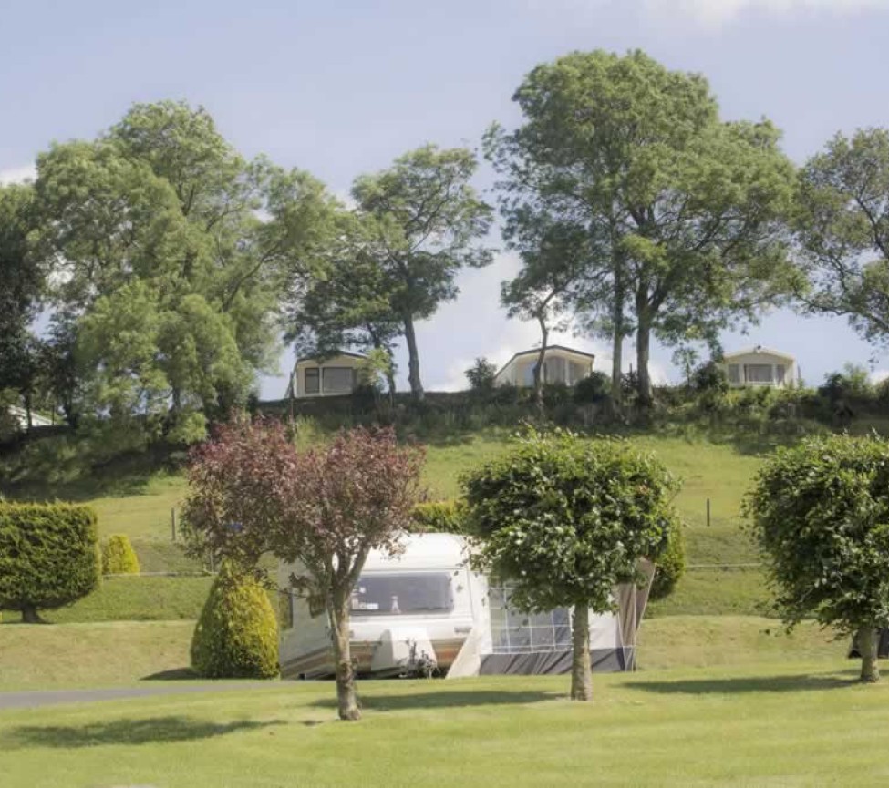 touring pitches at Parkers Farm Holiday Park in devon
