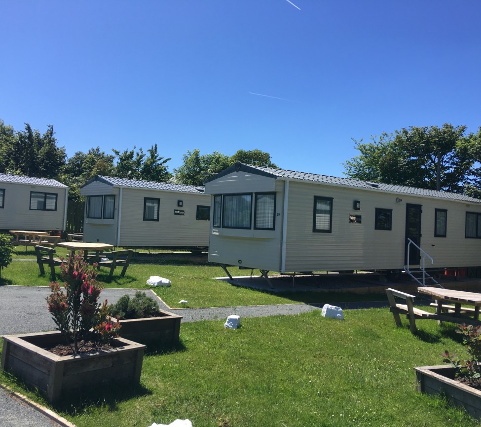 static caravans for sale at Chy Carne Holiday Park