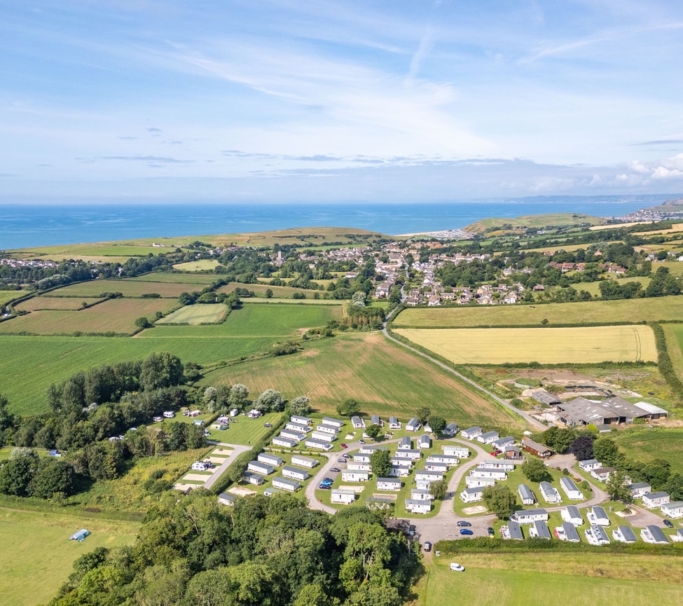 Graston Copse holiday park with caravans for sale
