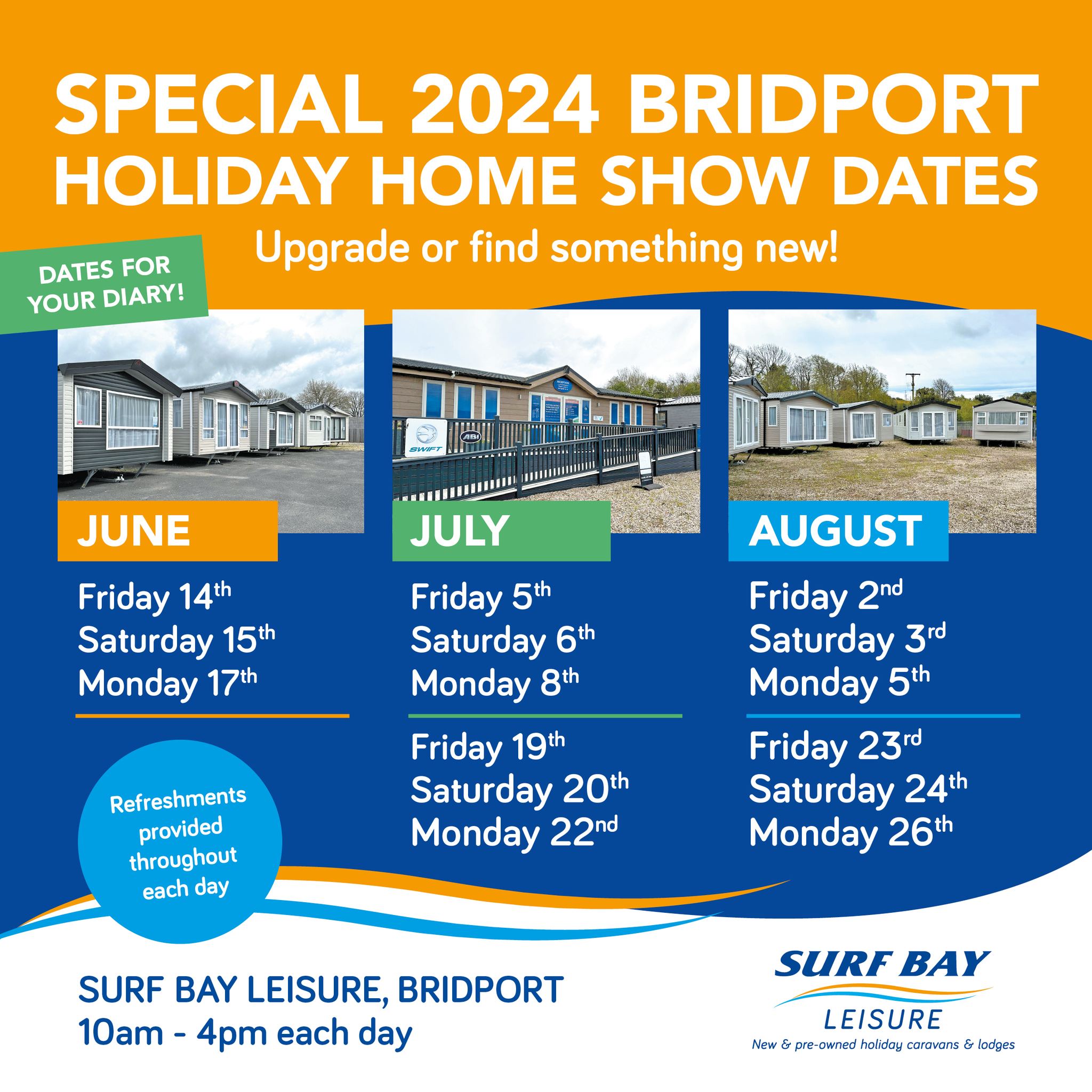 Bridport 2024 caravan show dates