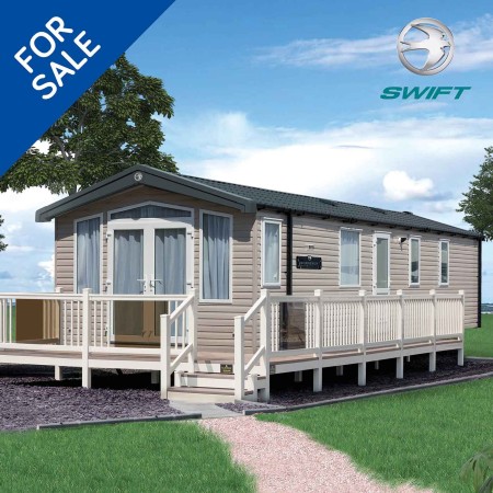 Swift Bordeaux Holiday Home For Sale at Fishers Caravan Park in Hampshire