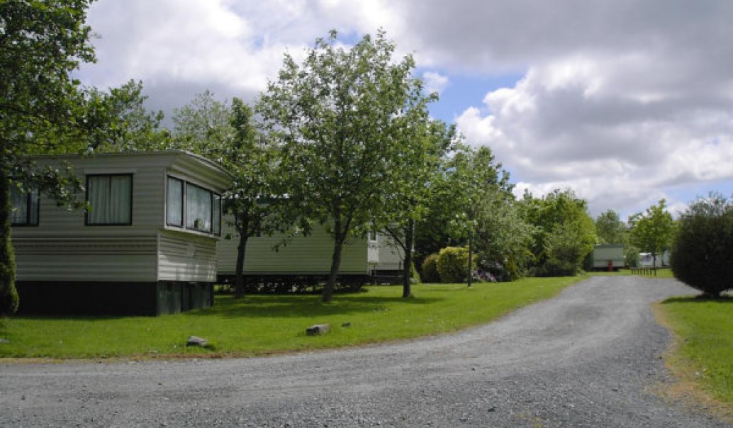 Glebe Caravan Park in Okehampton in Devon