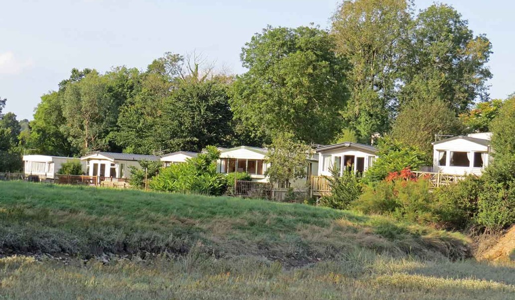 Little Dinham Woodland Caravan Park static caravans on site for sale