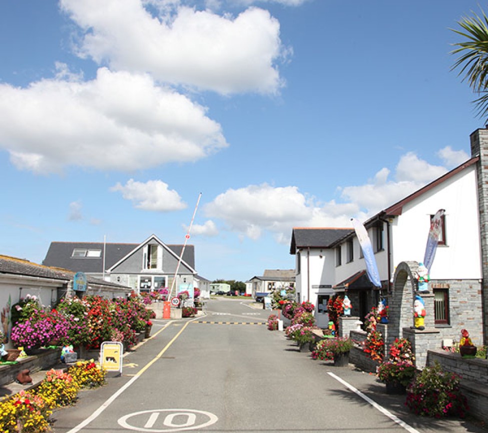 Gnome World Caravan Park in Cornwall