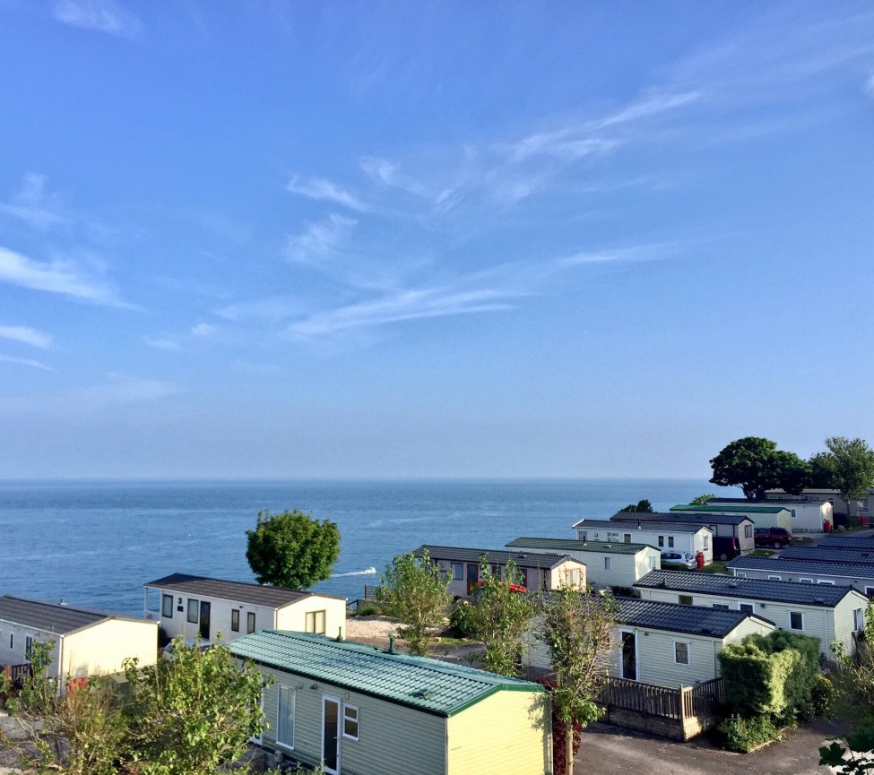 Cove Holiday Park view to the sea