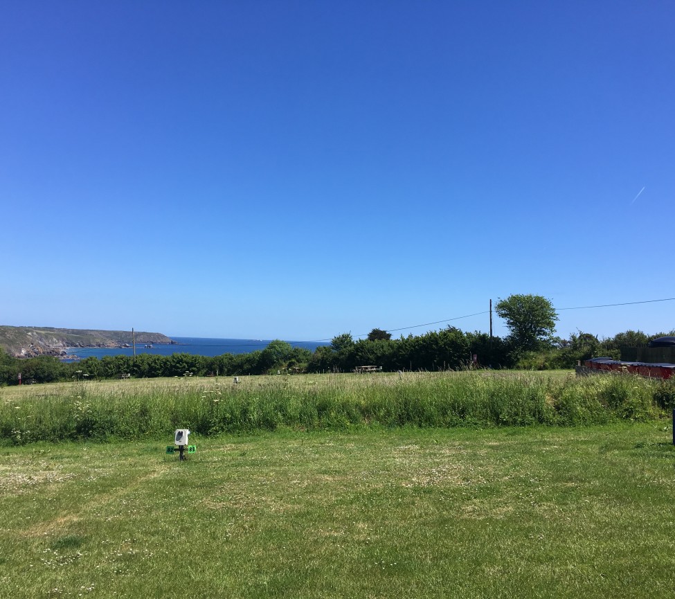 countryside surrounding Chy Carne Holiday Park