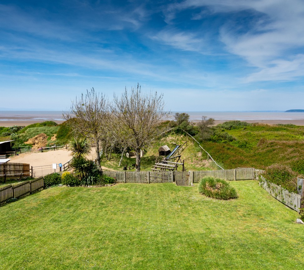 view to the countryside from Ocean Lodge Holiday Park