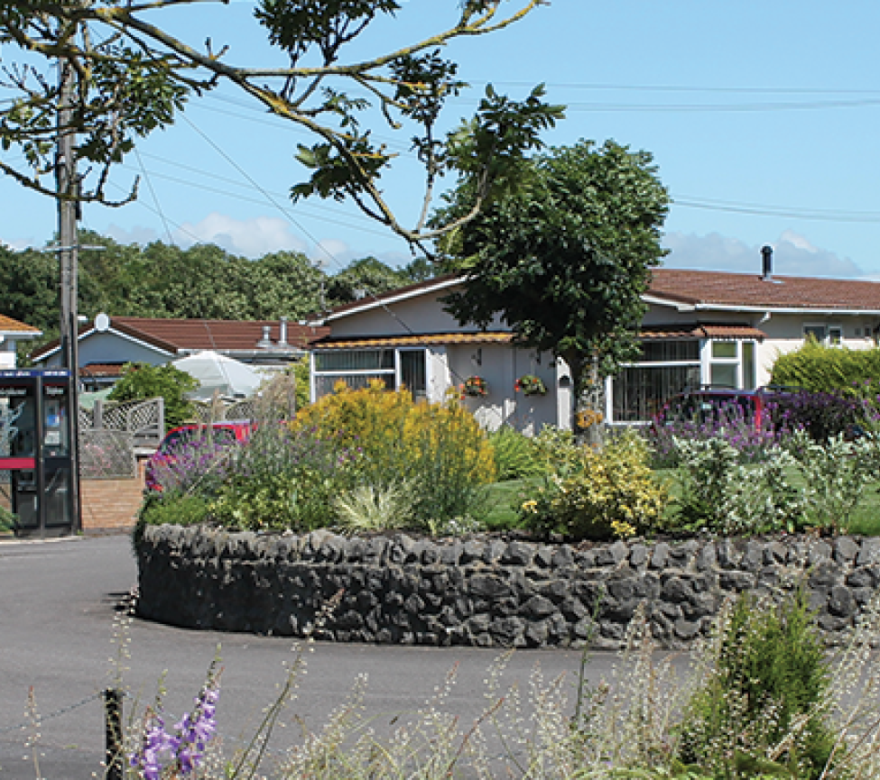 view of the reception at Edithmead Holiday Park