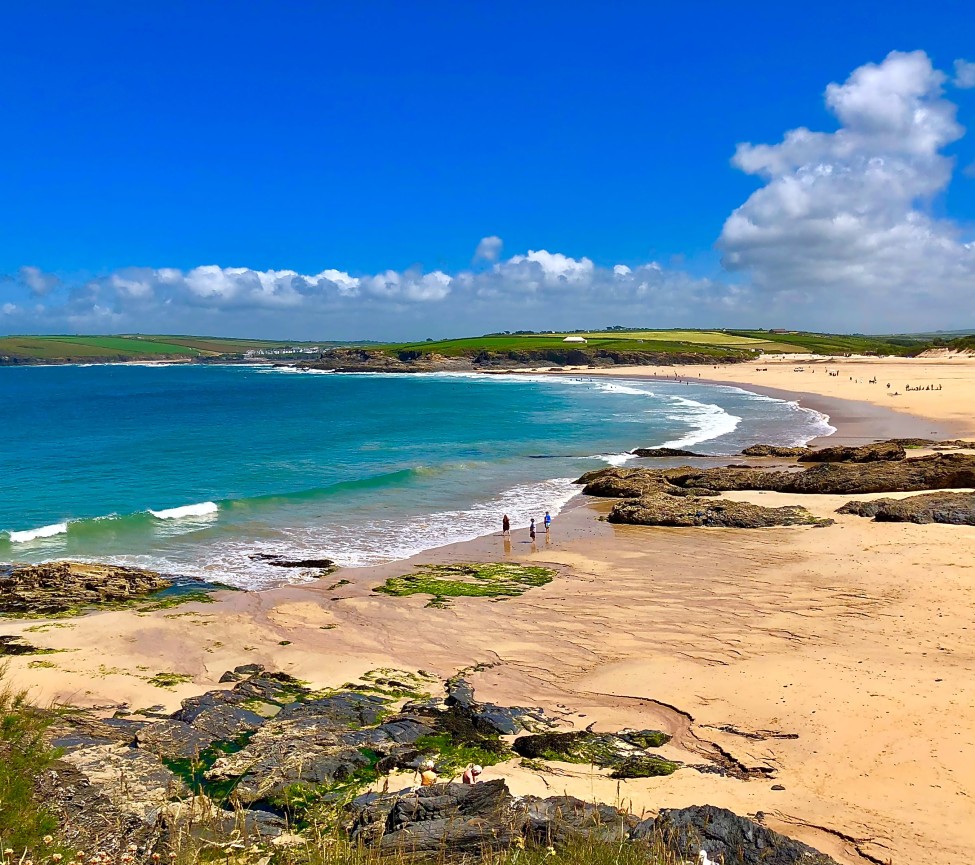 Harlyn Sands Holiday Park near the beach