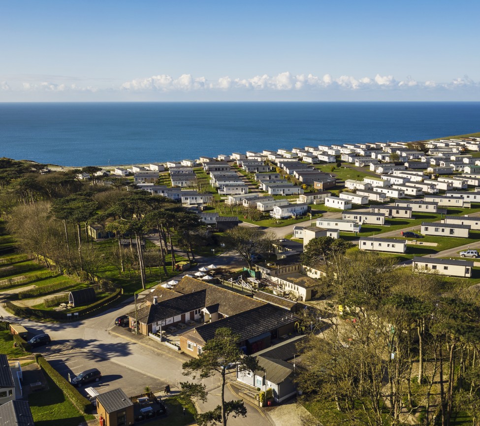 over view of Durdle Door Holiday Park