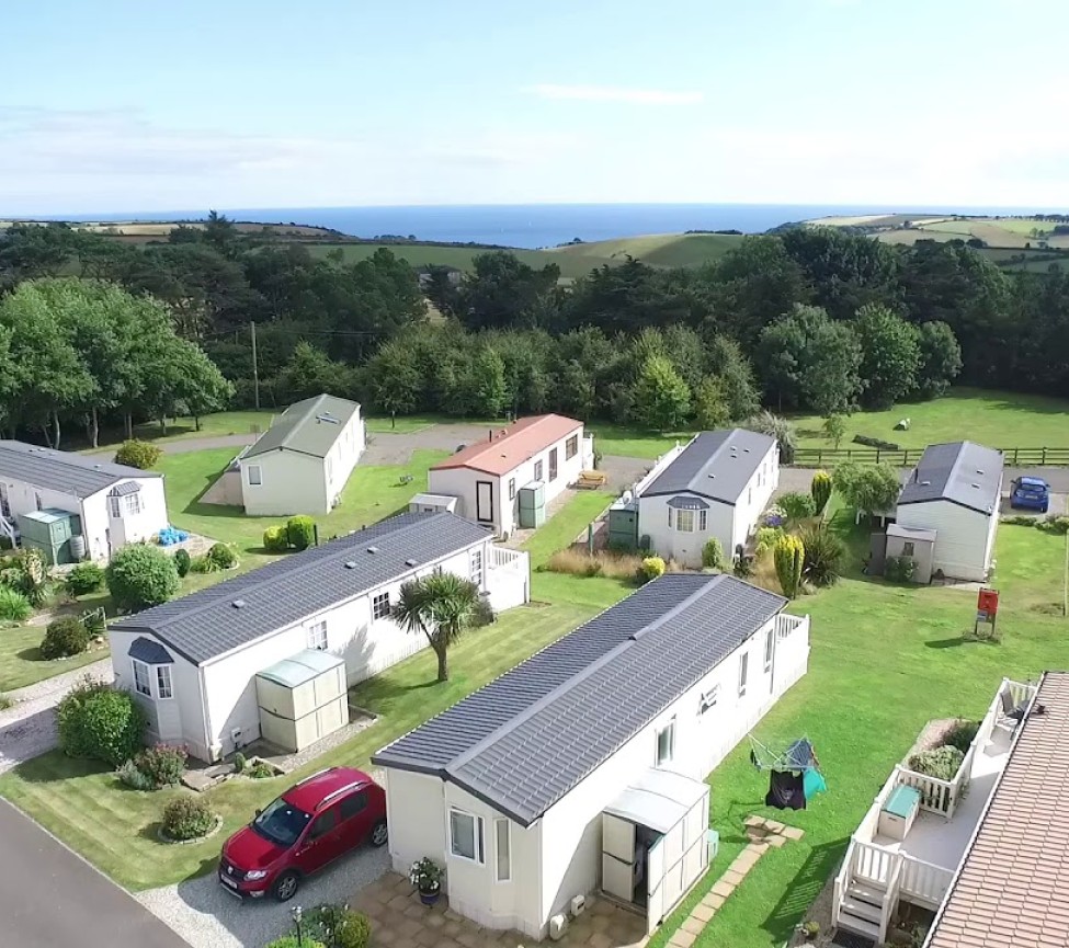 static caravans for sale on site at  Oaklands Park