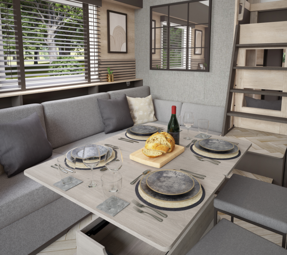 Swift spod 6 escape dining arrangement