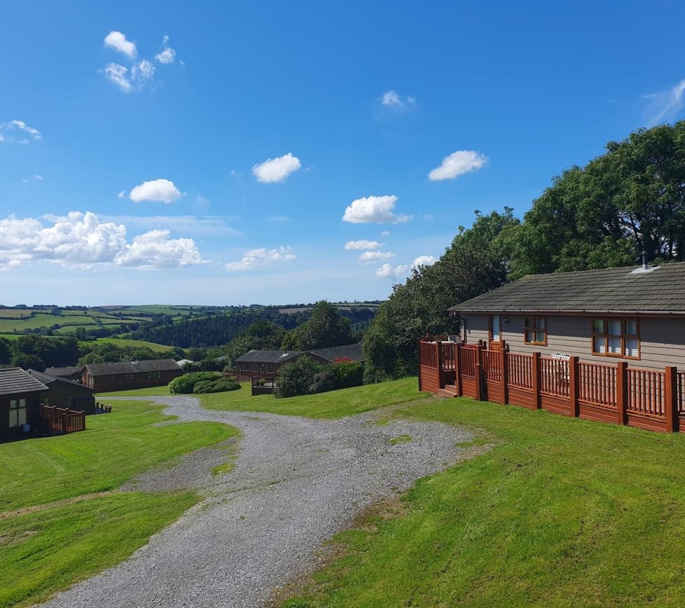 views over the countryside from Webland Farm