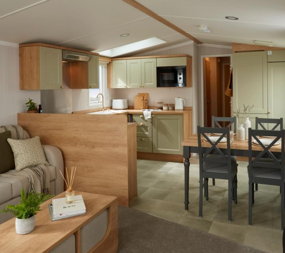 open plan living space in the 2025 Swift Provence