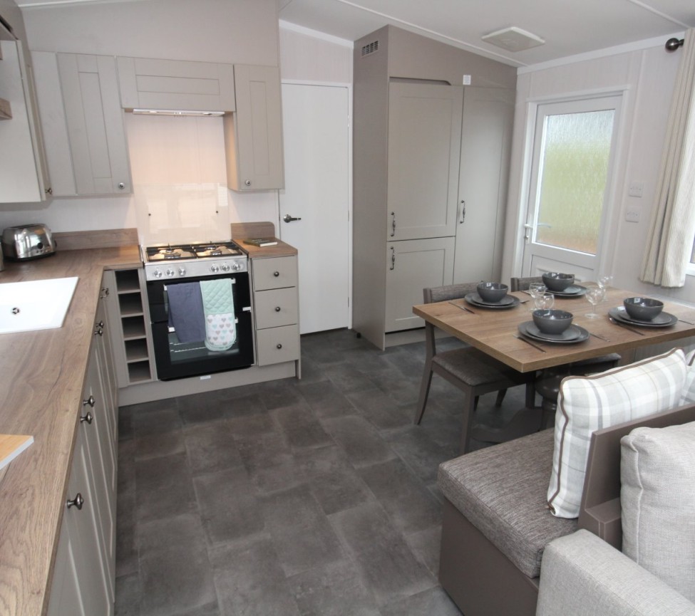 Fitted kitchen with built in appliances