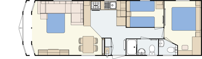 2024 Atlas Chorus 36x12 2 Bed floor plan