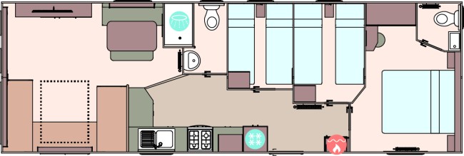 2024 ABI Coworth 36x12 3 bed Floor Plan