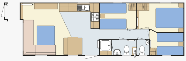 2023 Atlas Festival 36x12 3 Bed floor plan