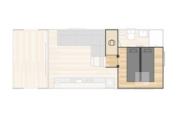 2024 Swift S-Pod 6 Escape Bunk Level floor plan