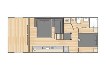 2024 Swift S-Pod 6 Escape Night Mode floor plan