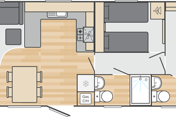 2025 Swift Ardennes floor plan 32x12 2 bedrooms