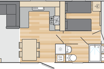 2025 Swift Ardennes floor plan 36x12 2 bedrooms