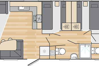 2025 Swift Loire floor plan 36x12 3 bedrooms