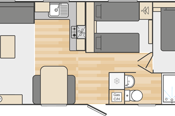 2025 Swift Royan 28x12 2 Bedroom floor plan