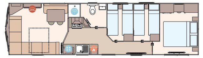 2025 ABI Keswick 36x10 3 Bed floor plan