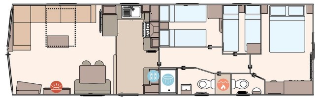 2025 ABI Keswick 39x12 3 Bed floor plan