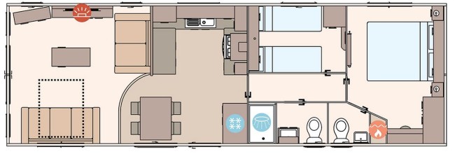 2025 ABI St David 37x12 2 bed Floor Plan