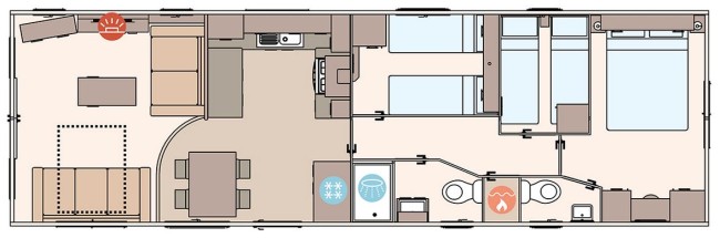 2025 ABI St David 39x12 3 bed Floor Plan