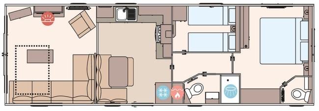 2025 ABI Wimbledon 38x12 2 bed Floor Plan