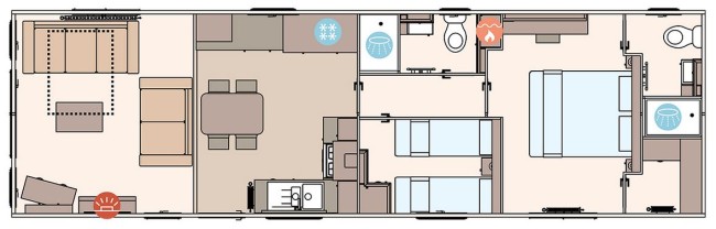 2025 ABI Windermere 40x12 2 bed Floor Plan