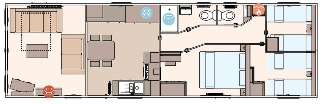 2025 ABI Windermere 40x12 3 bed Floor Plan