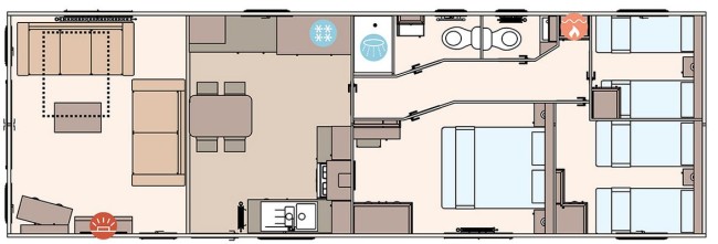 2025 ABI Windermere 40x13 3 bed Floor Plan