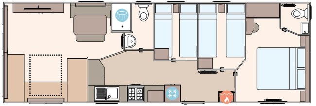 2025 ABI Coworth 36x12 3 bed Floor Plan