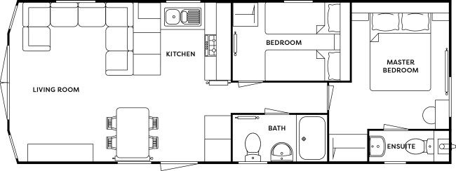 2025 Atlas Chorus 32x12 2 Bed floor plan