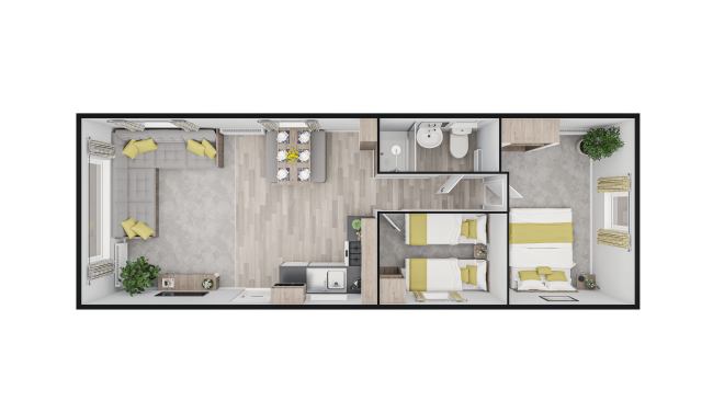 2025 Atlas Fanfare 35x12 2 bed floor plan